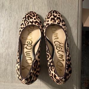 Womens Sam Edelman leopard heel size 7.5